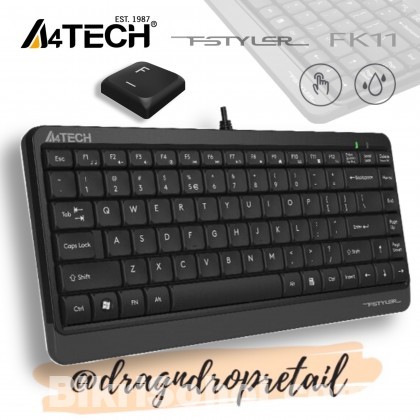 A4tech FK11 USB Mini Keyboard With Bangla Black
